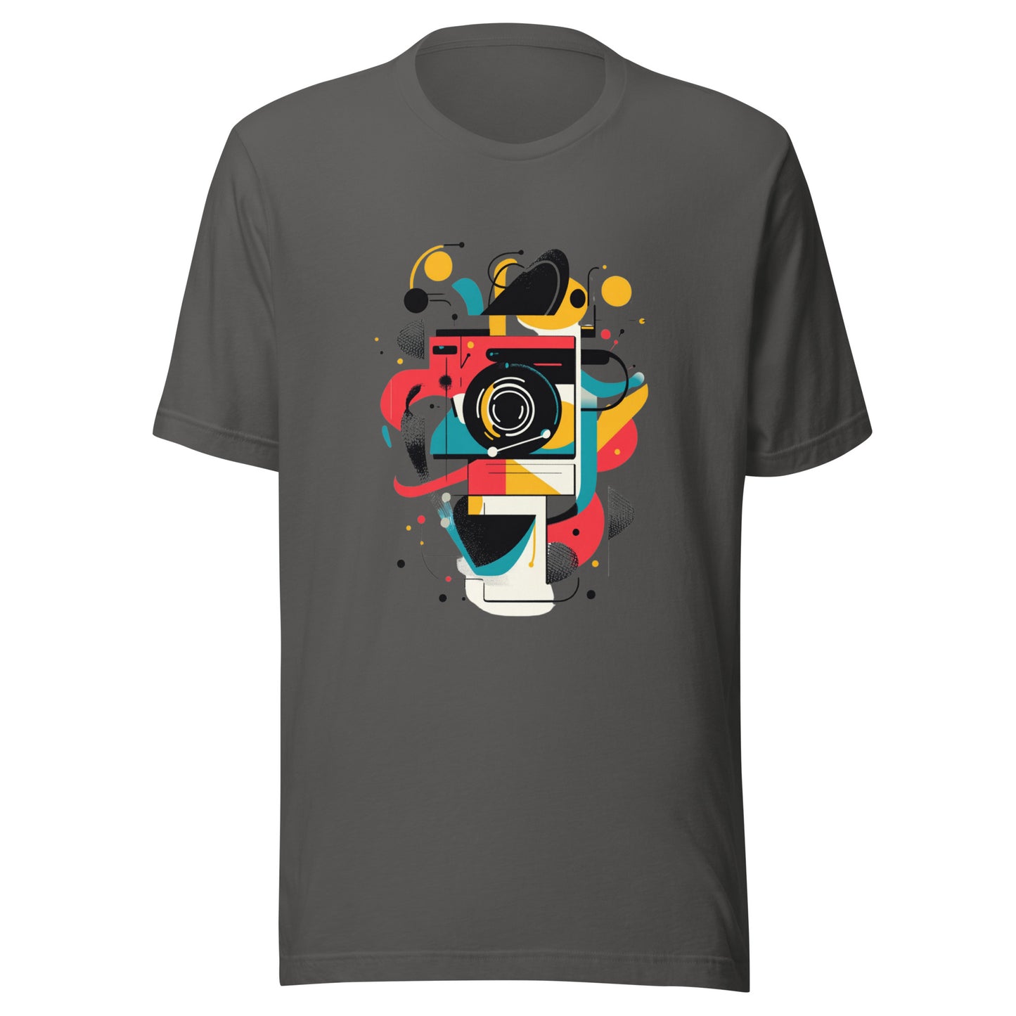 Photographer Gift Shirt - Vintage Camera Graphic Tee - Aesthetic Geometric Apparel