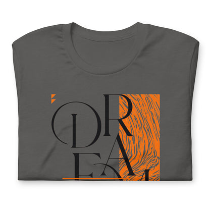 Dream Avant-Garde Typographic Tee - Abstract Minimalist Women's Streetwear T-Shirt