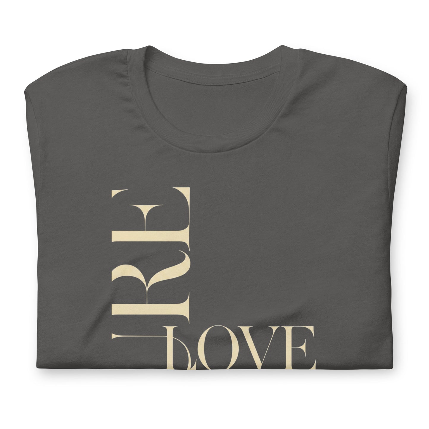 "Pure Love" Modern Typography Shirt – Premium Aesthetic Graphic Tee