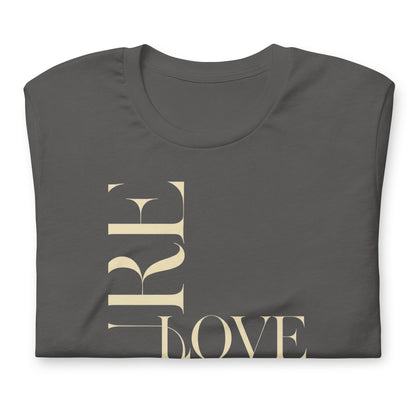 "Pure Love" Modern Typography Shirt – Premium Aesthetic Graphic Tee