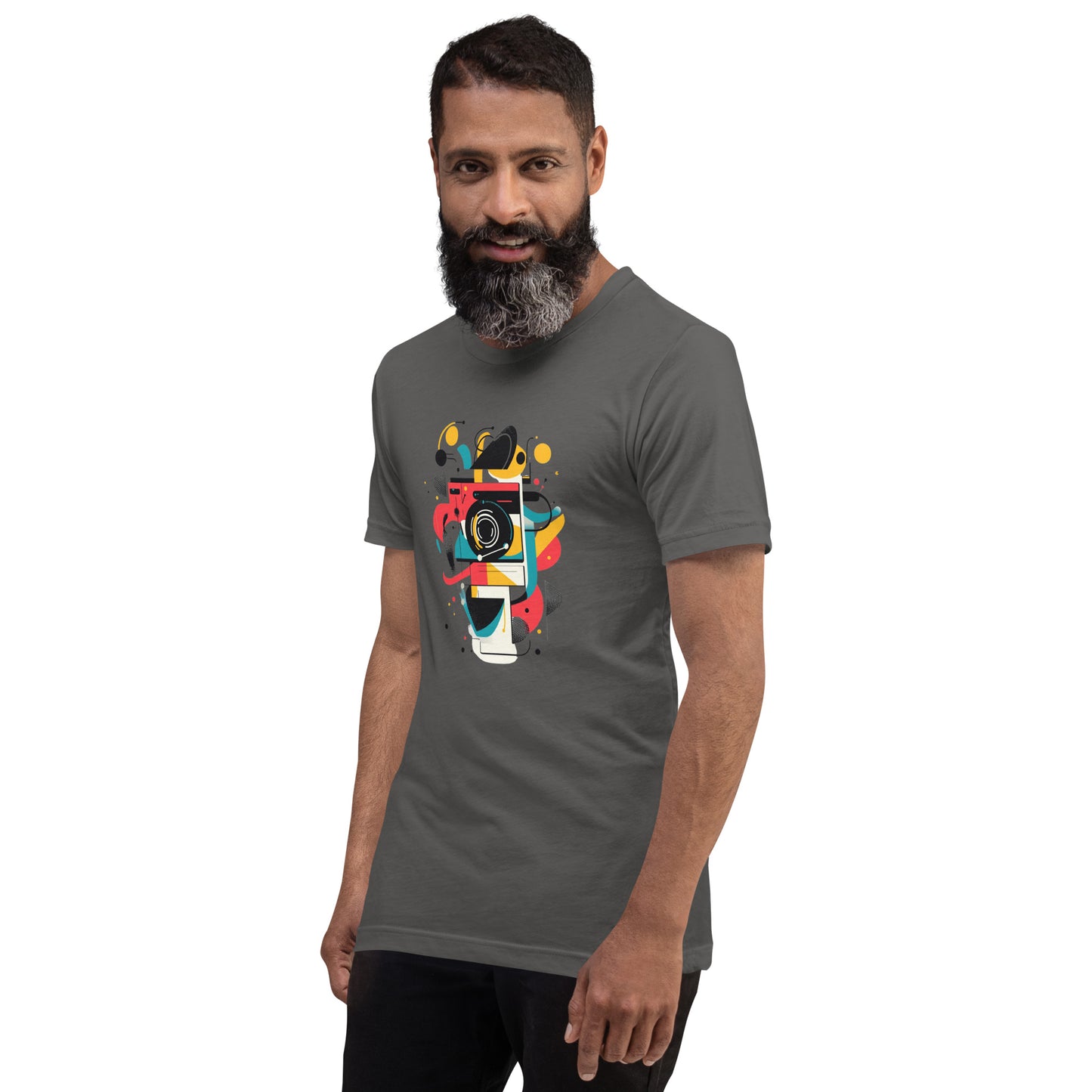 Photographer Gift Shirt - Vintage Camera Graphic Tee - Aesthetic Geometric Apparel
