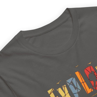 Explore The Great Adventure Graphic Tee - Retro Boho Nature & Hiking T-Shirt