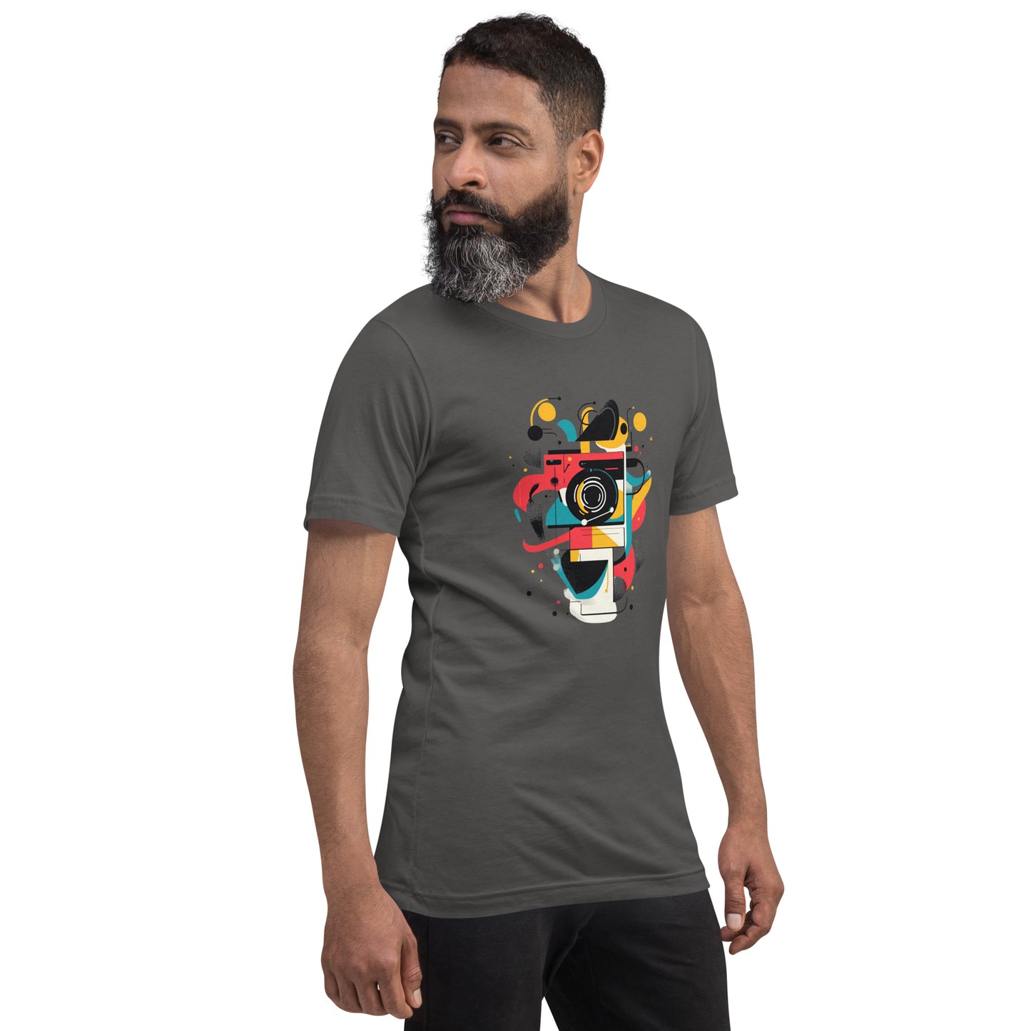 Photographer Gift Shirt - Vintage Camera Graphic Tee - Aesthetic Geometric Apparel