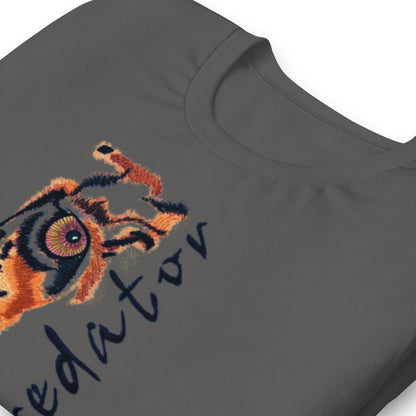 Predator Tiger Eye Graphic Tee - Minimalist Luxe Streetwear T-Shirt