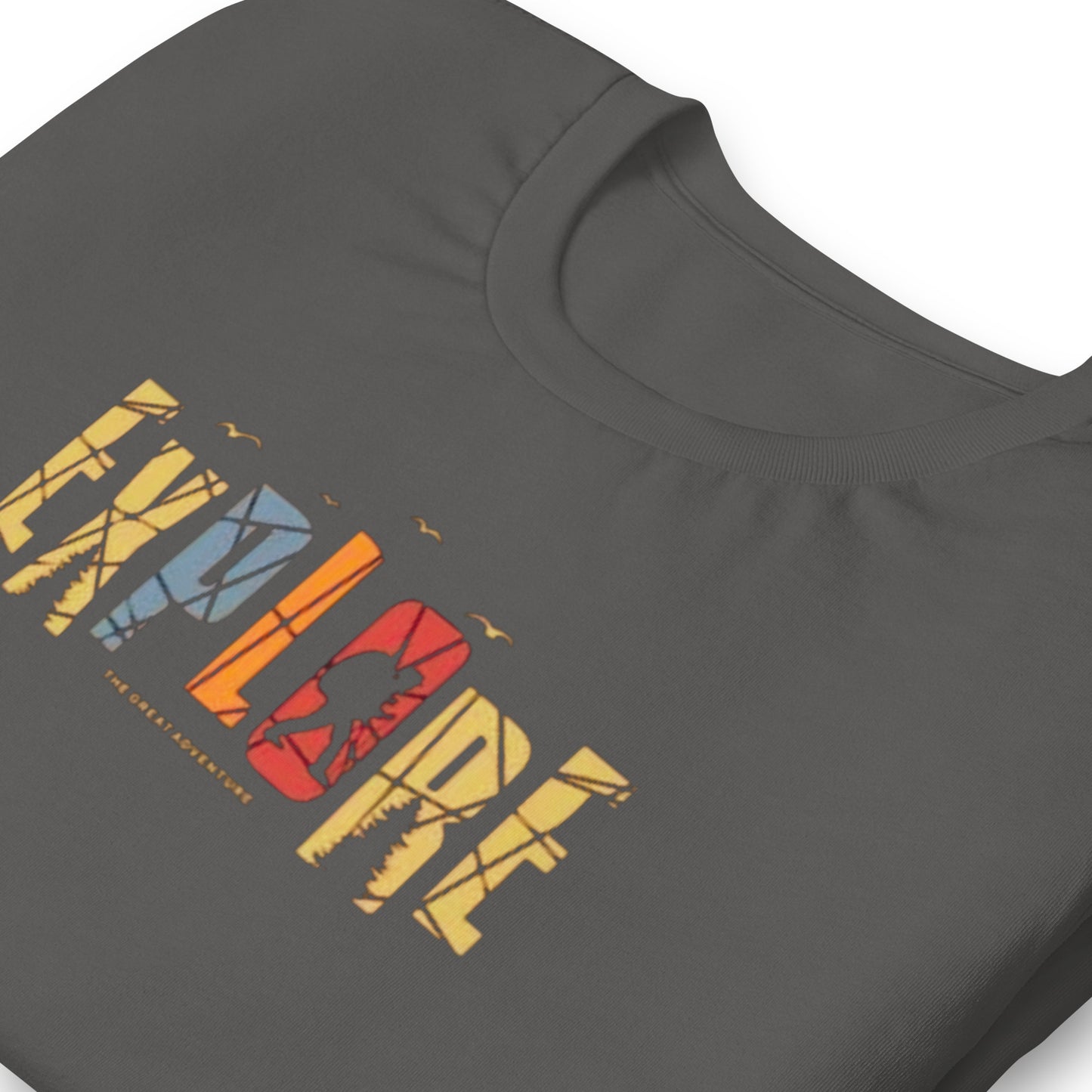 Explore The Great Adventure Graphic Tee - Retro Boho Nature & Hiking T-Shirt
