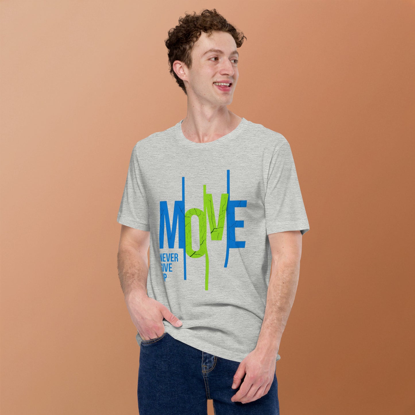 Move Forward Inspirational T-Shirt -  Sports Graphic Tee - Motivational Gym Shirt