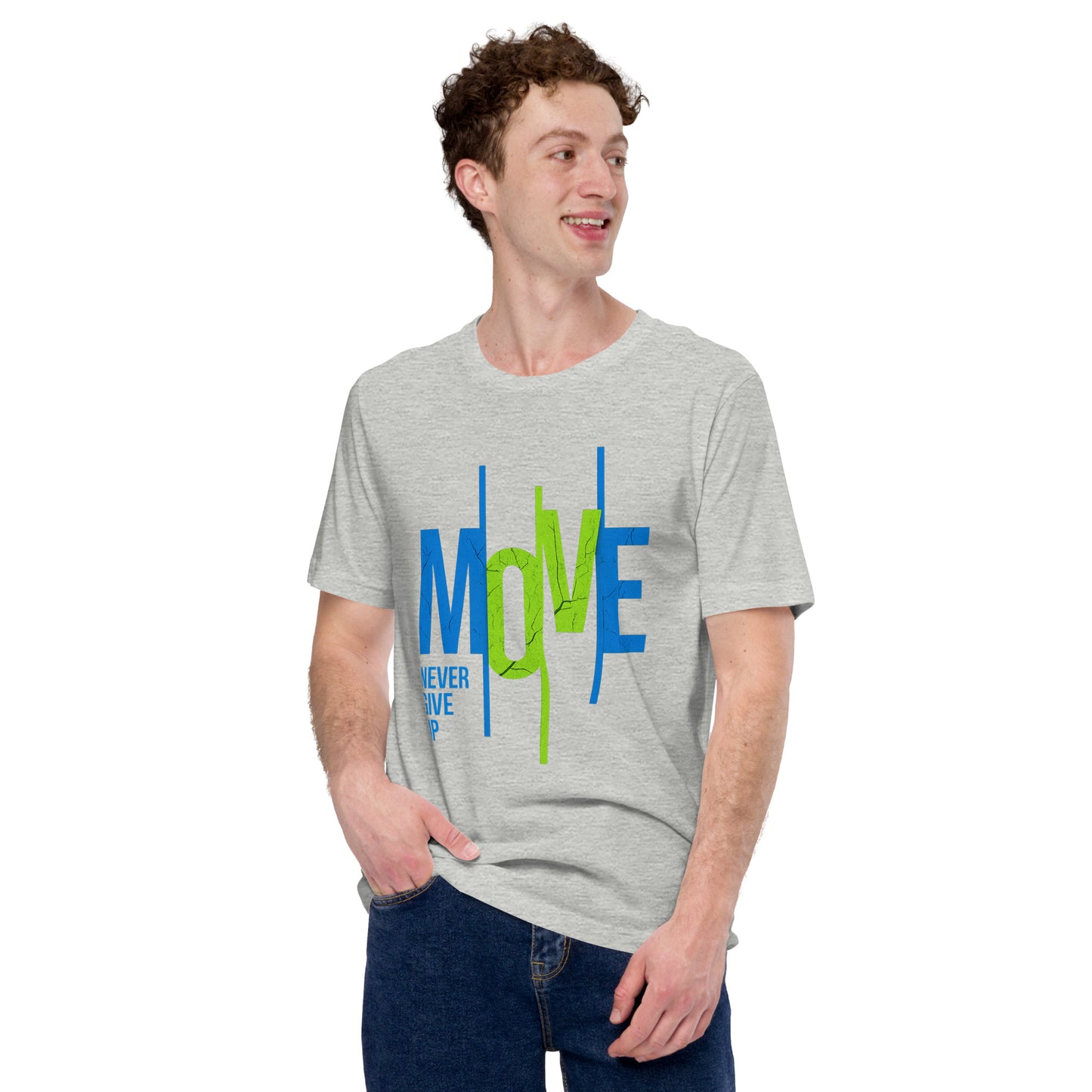Move Forward Inspirational T-Shirt -  Sports Graphic Tee - Motivational Gym Shirt