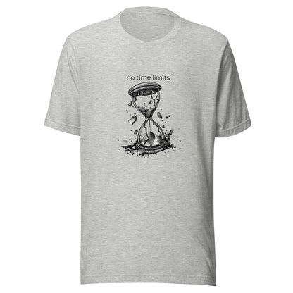 No Time Limits Hourglass Graphic Tee - Surrealist Minimalist Art T-Shirt