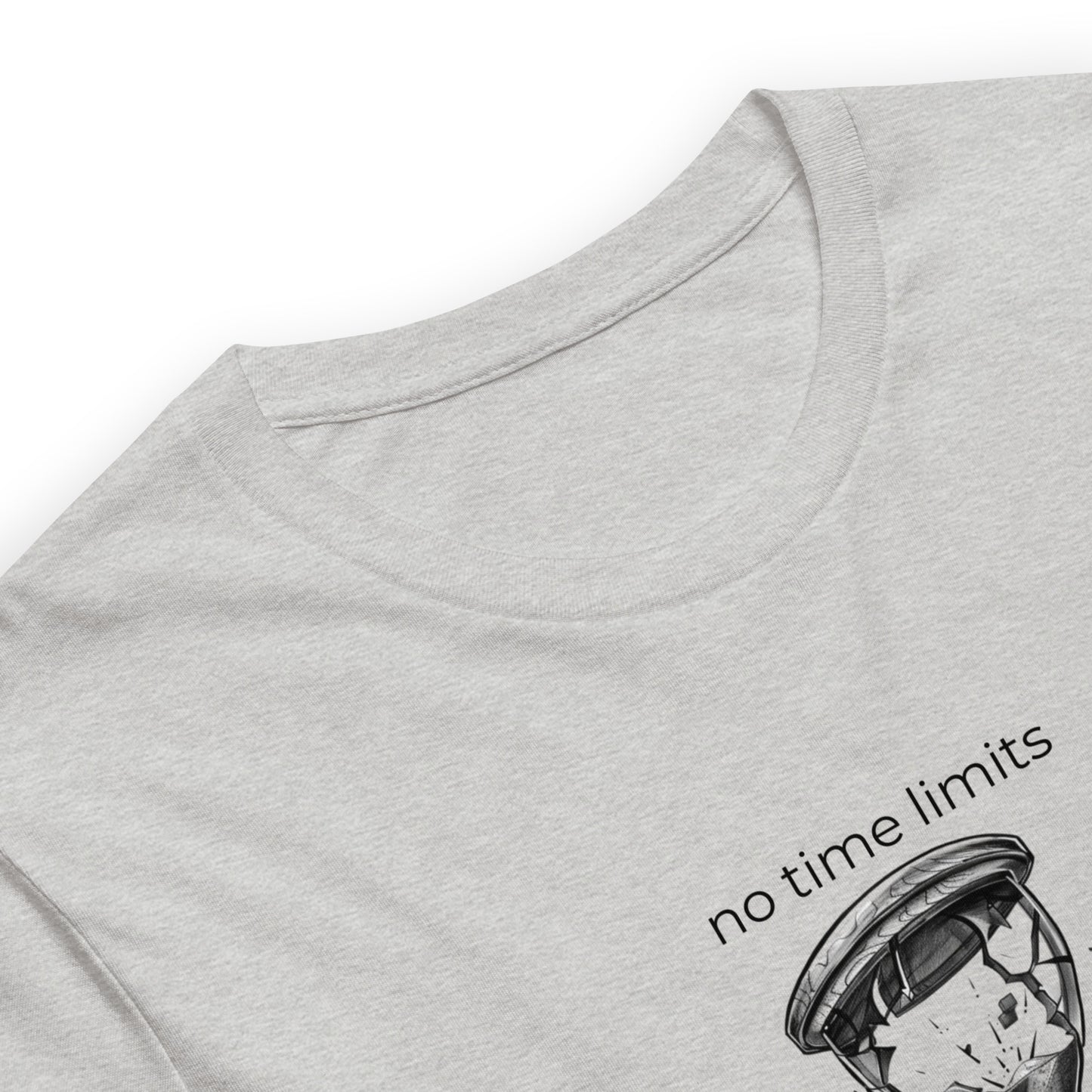 No Time Limits Hourglass Graphic Tee - Surrealist Minimalist Art T-Shirt