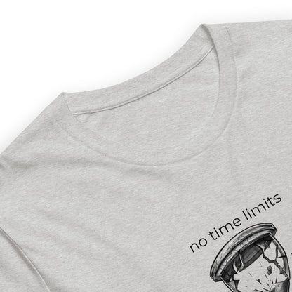 No Time Limits Hourglass Graphic Tee - Surrealist Minimalist Art T-Shirt