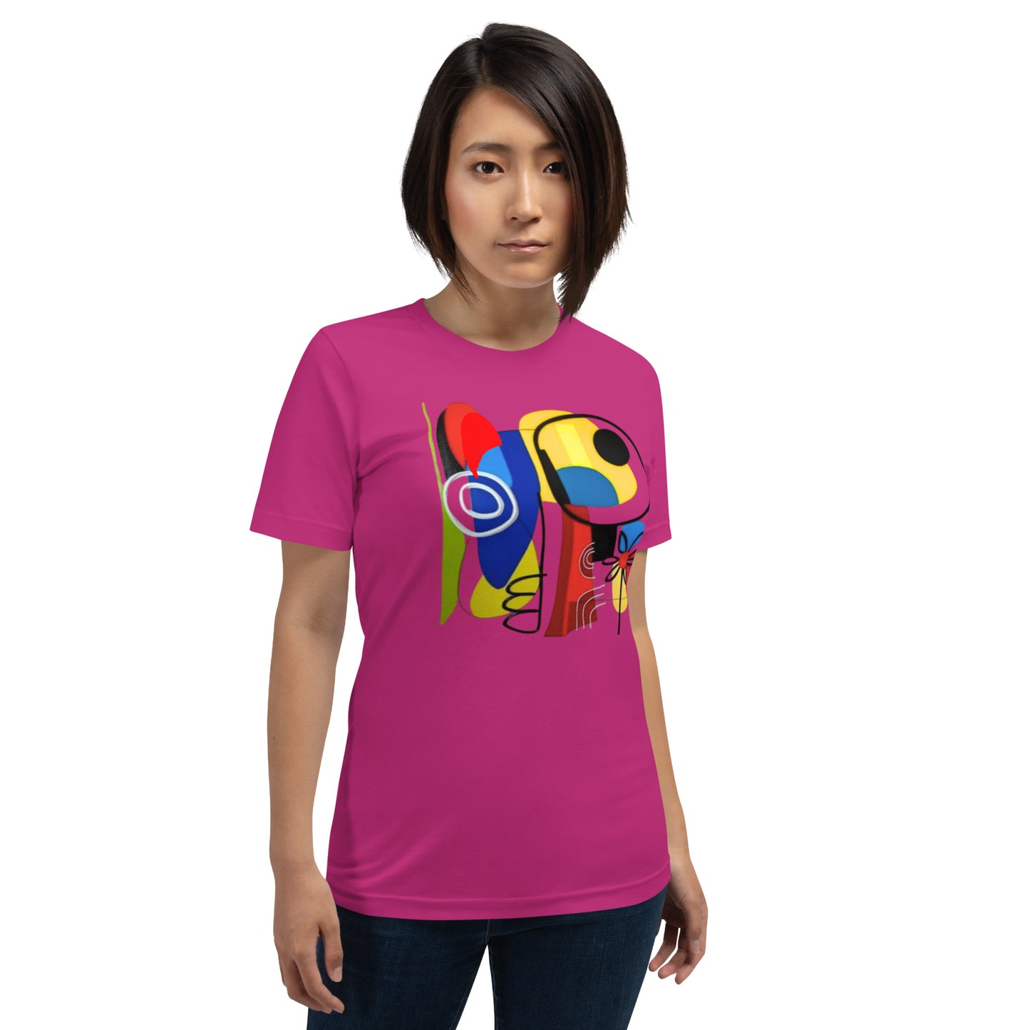 Elyx Modern Art Premium Women Graphic T-Shirt