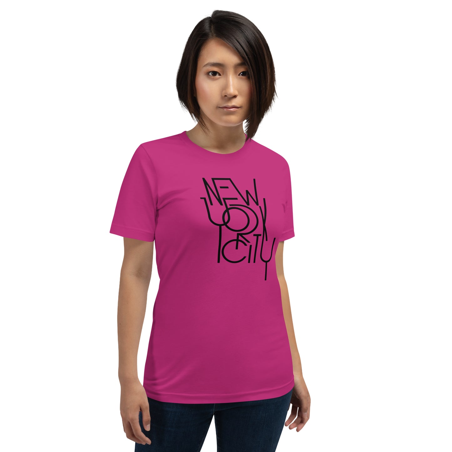 Elyx NYC Architectural Grid Premium Woman Graphic Tee
