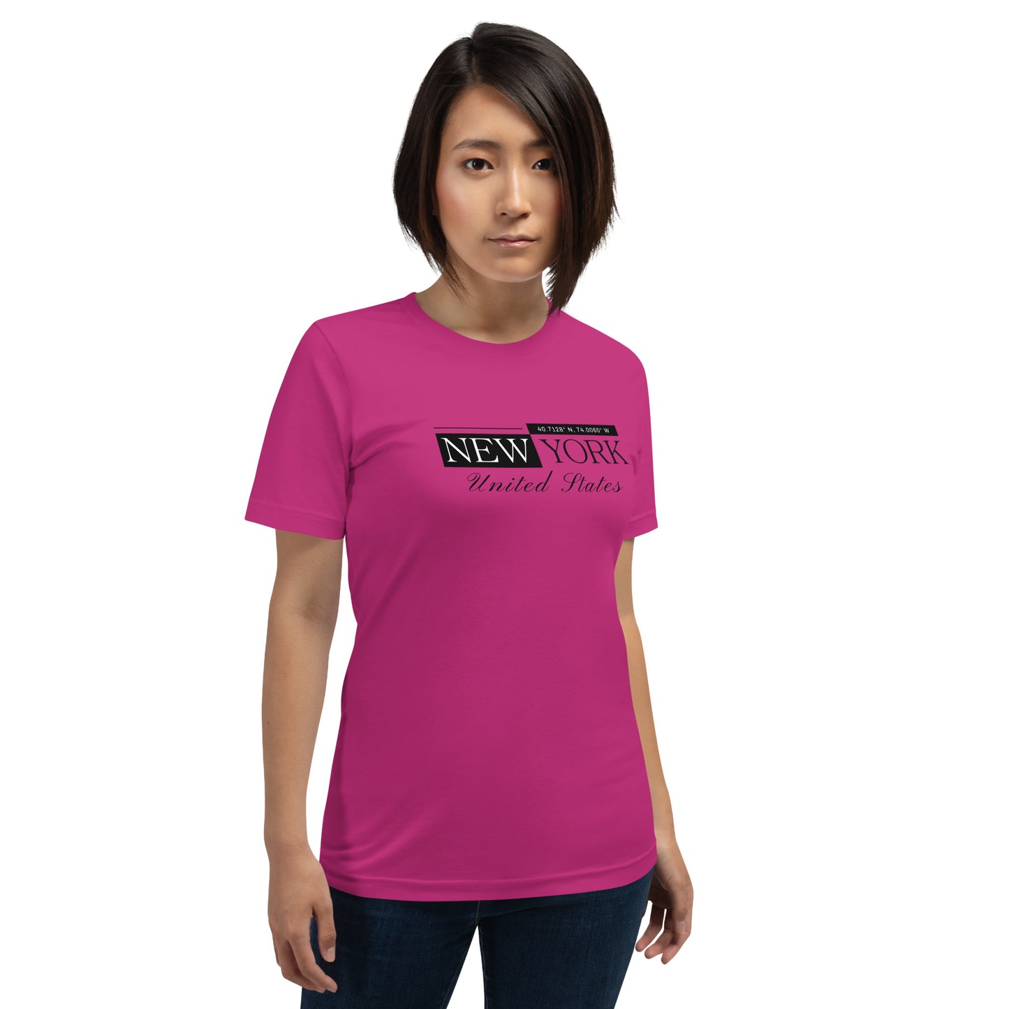Elyx New York Minimalist City Typography Woman Graphic Tee