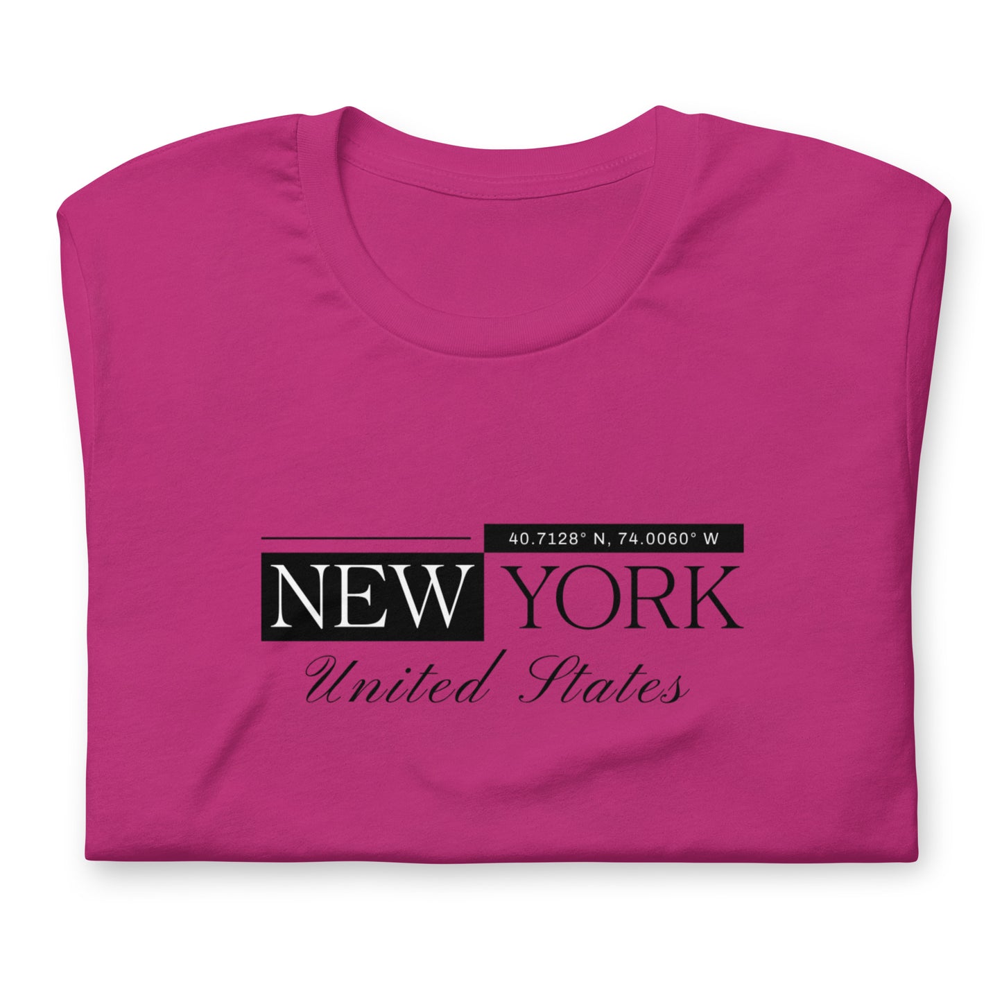 Elyx New York Minimalist City Typography Woman Graphic Tee