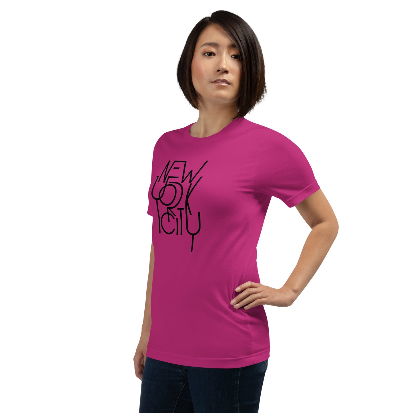 Elyx NYC Architectural Grid Premium Woman Graphic Tee