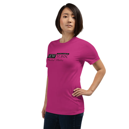 Elyx New York Minimalist City Typography Woman Graphic Tee