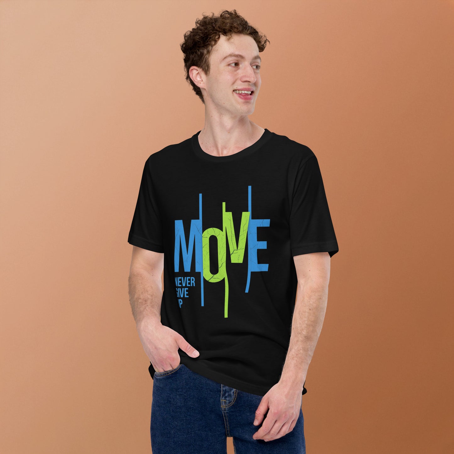 Move Forward Inspirational T-Shirt -  Sports Graphic Tee - Motivational Gym Shirt