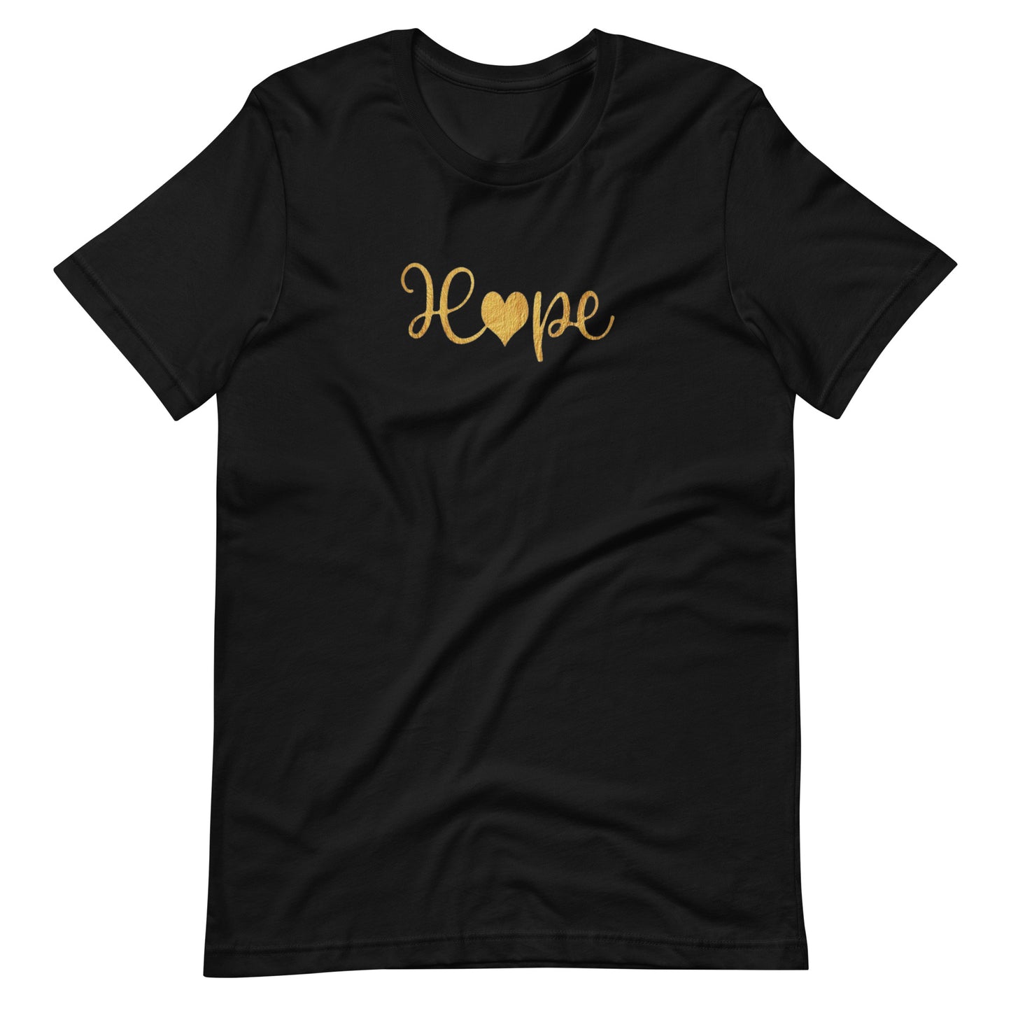 Elyx "Hope" Elegant Calligraphy Tee – Modern Minimalist Collection