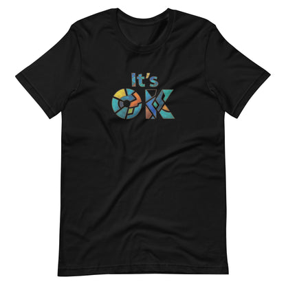 It's OK Mosaic Typography Tee - Premium Men's Casual Comfort Cotton Top