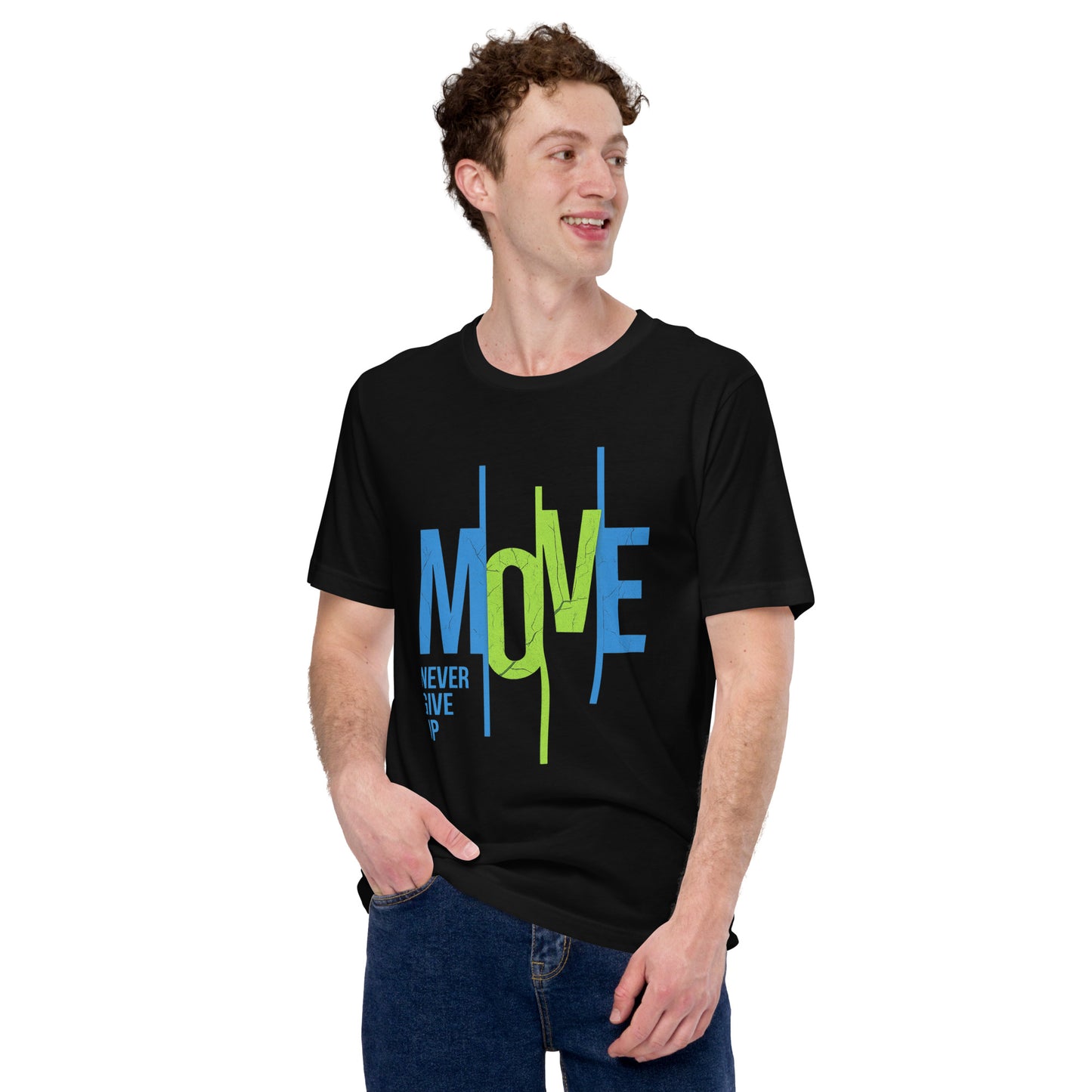 Move Forward Inspirational T-Shirt -  Sports Graphic Tee - Motivational Gym Shirt