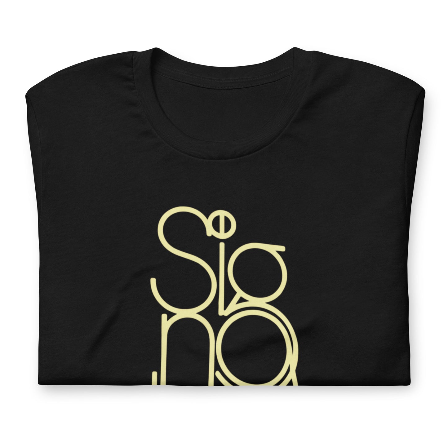 The Signature Tee - Minimalist Typographic Luxury Graphic T-Shirt