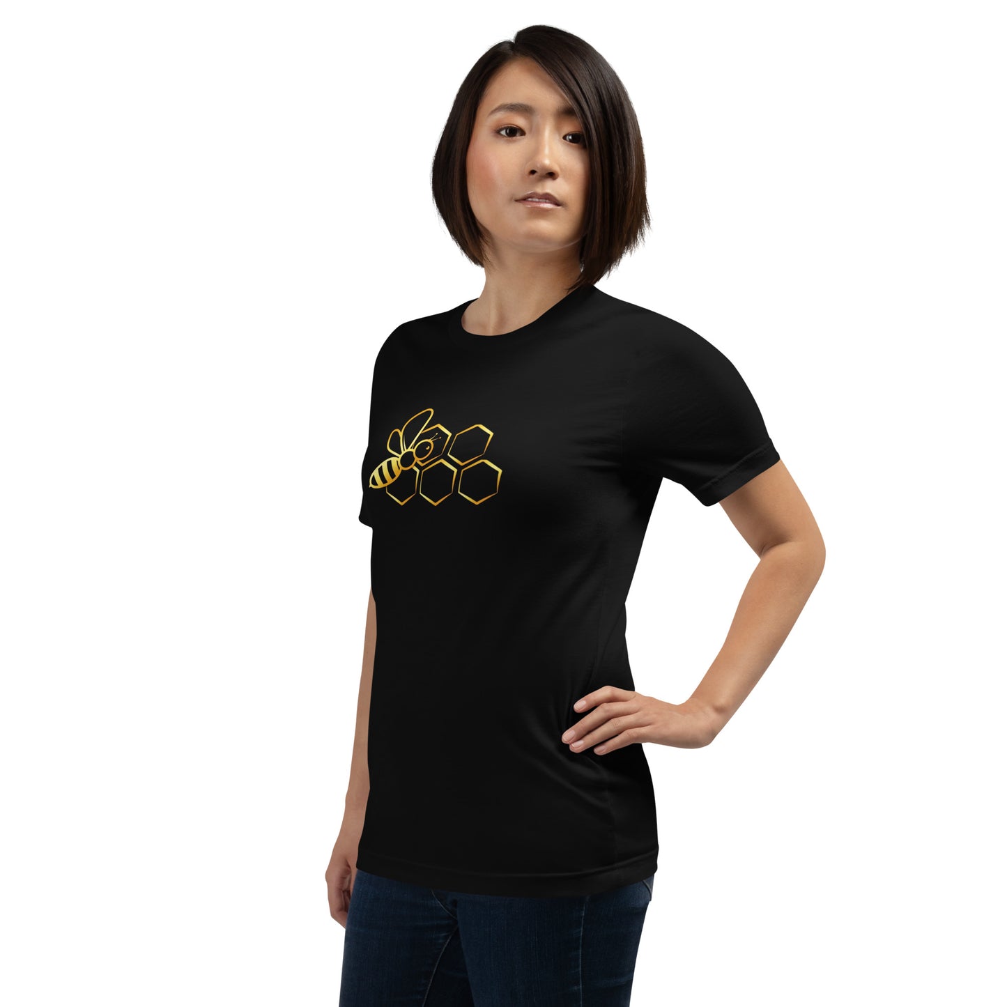 Elyx Aesthetic Bee Graphic Tee - Premium Soft Cotton T-Shirt for Women