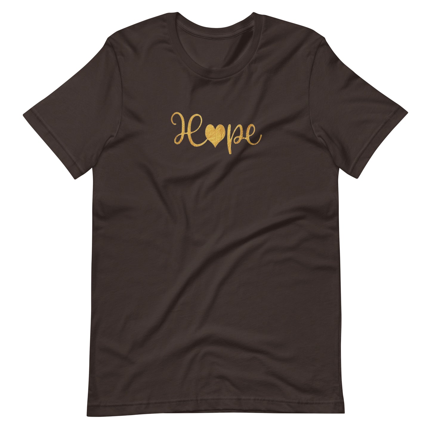 Elyx "Hope" Elegant Calligraphy Tee – Modern Minimalist Collection