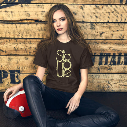 The Signature Tee - Minimalist Typographic Luxury Graphic T-Shirt