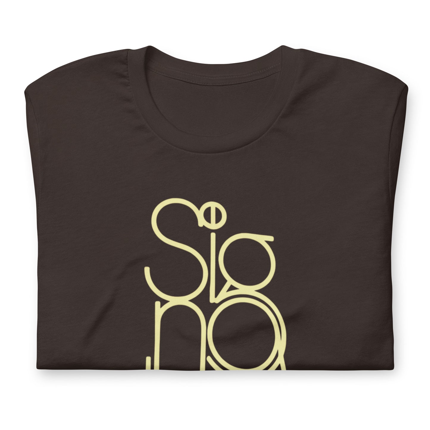 The Signature Tee - Minimalist Typographic Luxury Graphic T-Shirt