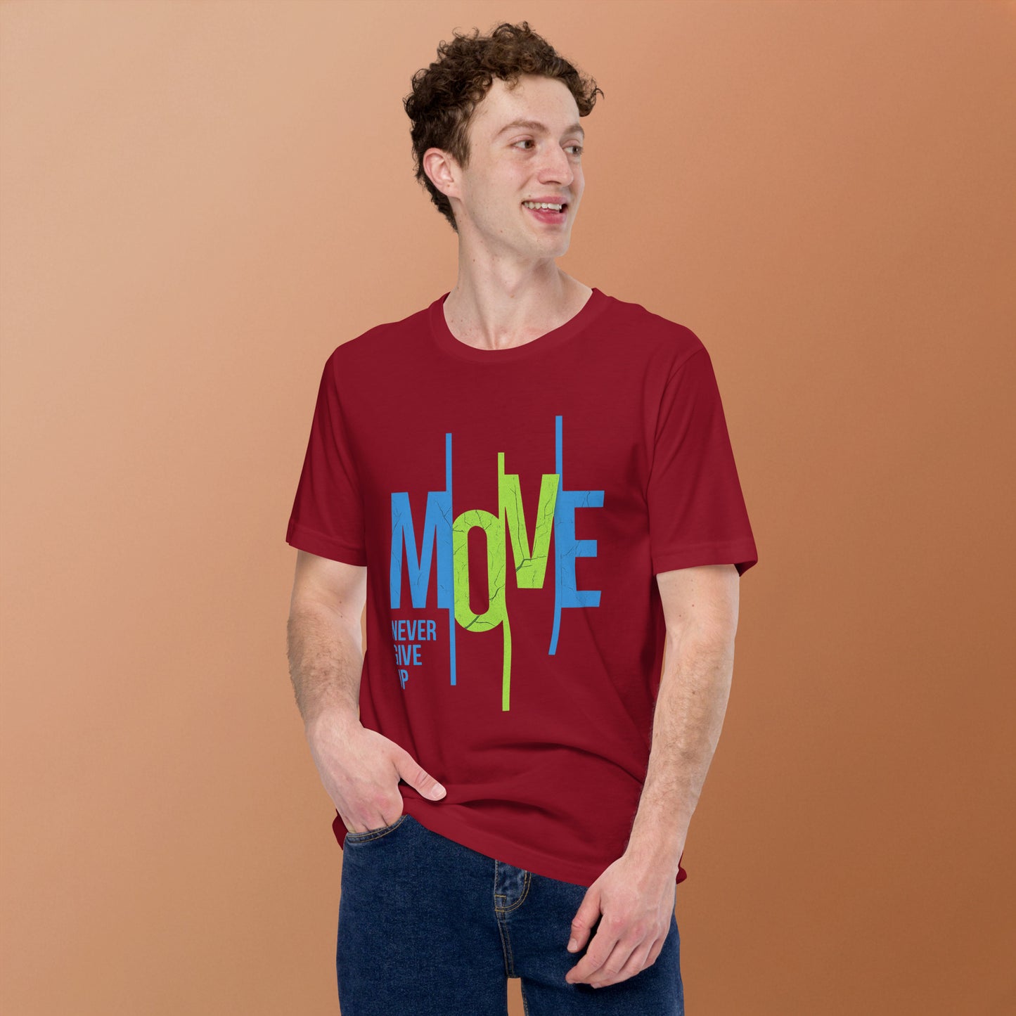 Move Forward Inspirational T-Shirt -  Sports Graphic Tee - Motivational Gym Shirt