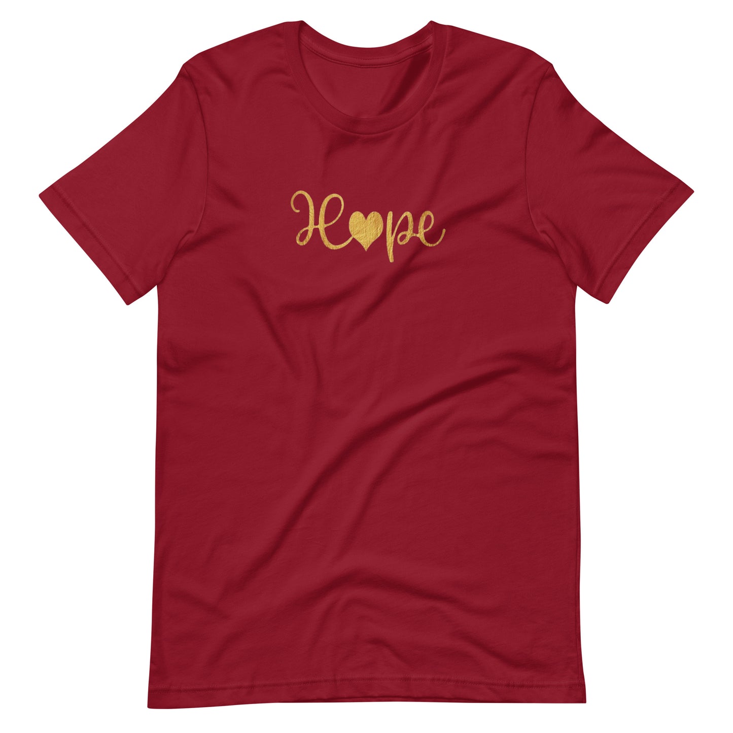 Elyx "Hope" Elegant Calligraphy Tee – Modern Minimalist Collection