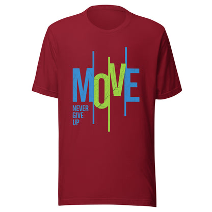 Move Forward Inspirational T-Shirt -  Sports Graphic Tee - Motivational Gym Shirt