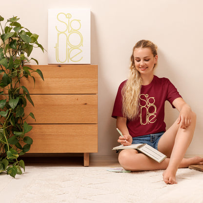 The Signature Tee - Minimalist Typographic Luxury Graphic T-Shirt