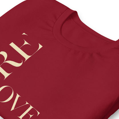"Pure Love" Modern Typography Shirt – Premium Aesthetic Graphic Tee