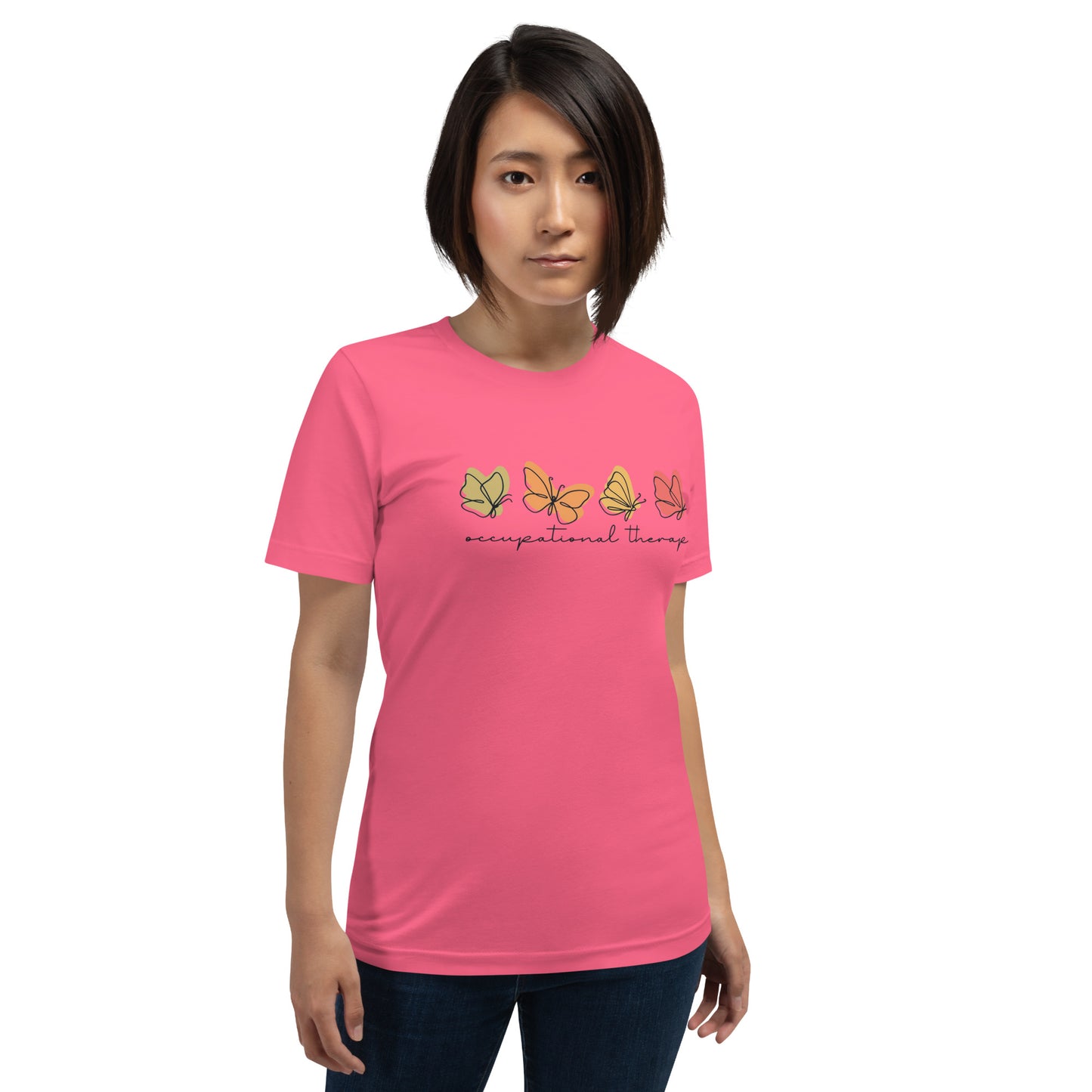 Elyx Aesthetic Occupational Therapy Butterflies Woman Graphic Tee