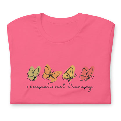 Elyx Aesthetic Occupational Therapy Butterflies Woman Graphic Tee