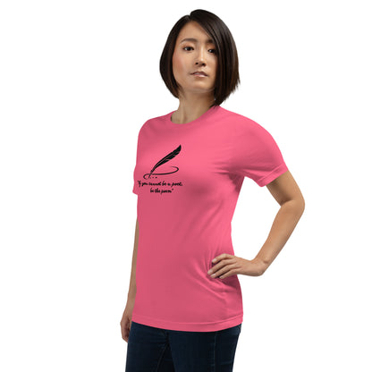 Elyx Minimalist Poetry Literary Quote Aesthetic Woman Graphic Tee
