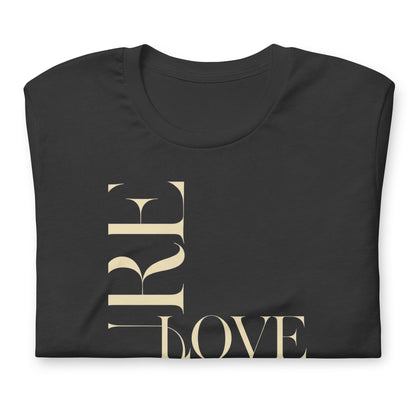 "Pure Love" Modern Typography Shirt – Premium Aesthetic Graphic Tee