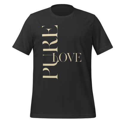 "Pure Love" Modern Typography Shirt – Premium Aesthetic Graphic Tee