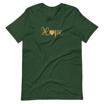 Elyx "Hope" Elegant Calligraphy Tee – Modern Minimalist Collection