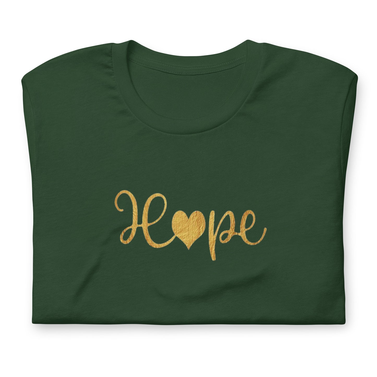 Elyx "Hope" Elegant Calligraphy Tee – Modern Minimalist Collection