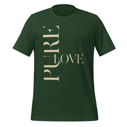 "Pure Love" Modern Typography Shirt – Premium Aesthetic Graphic Tee