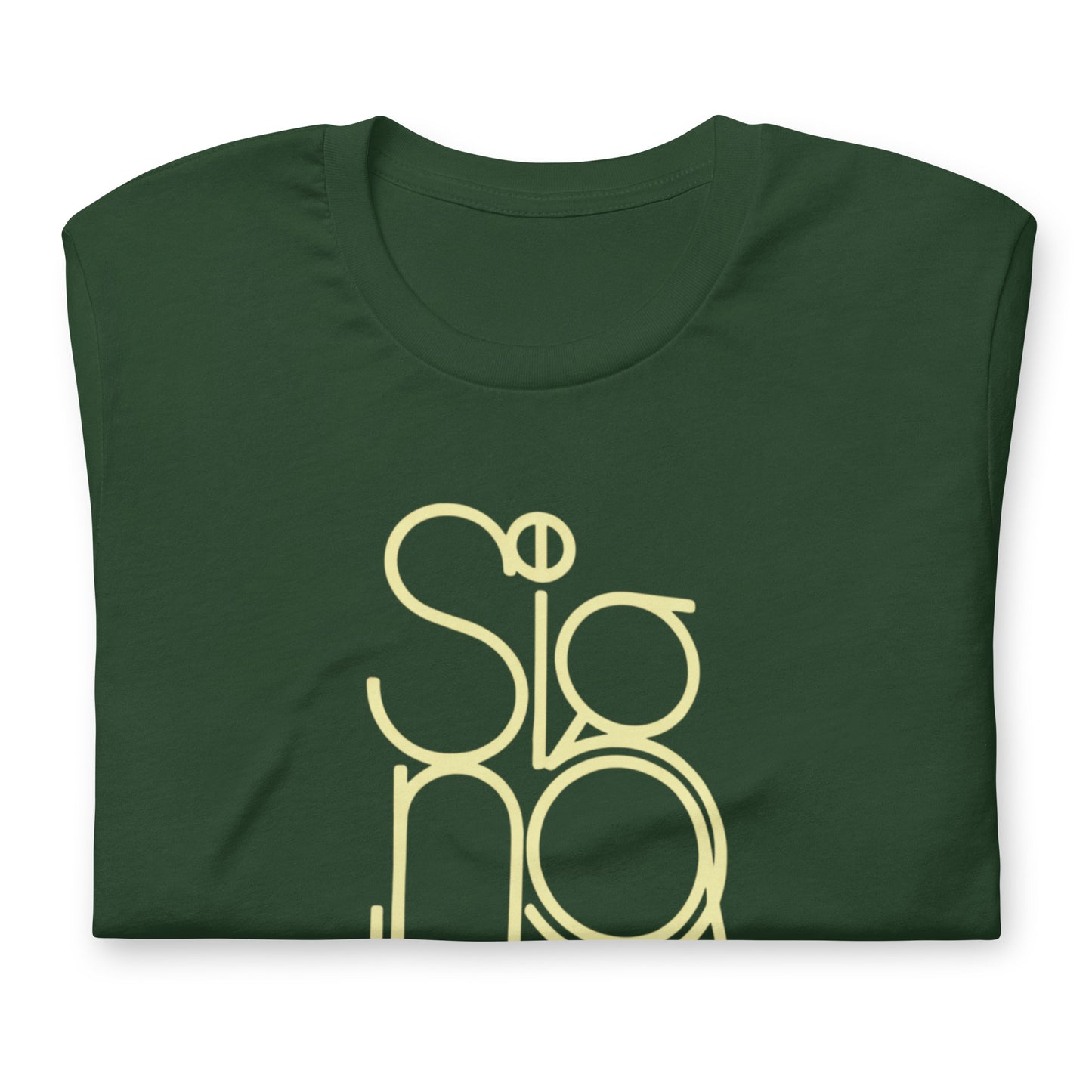 The Signature Tee - Minimalist Typographic Luxury Graphic T-Shirt