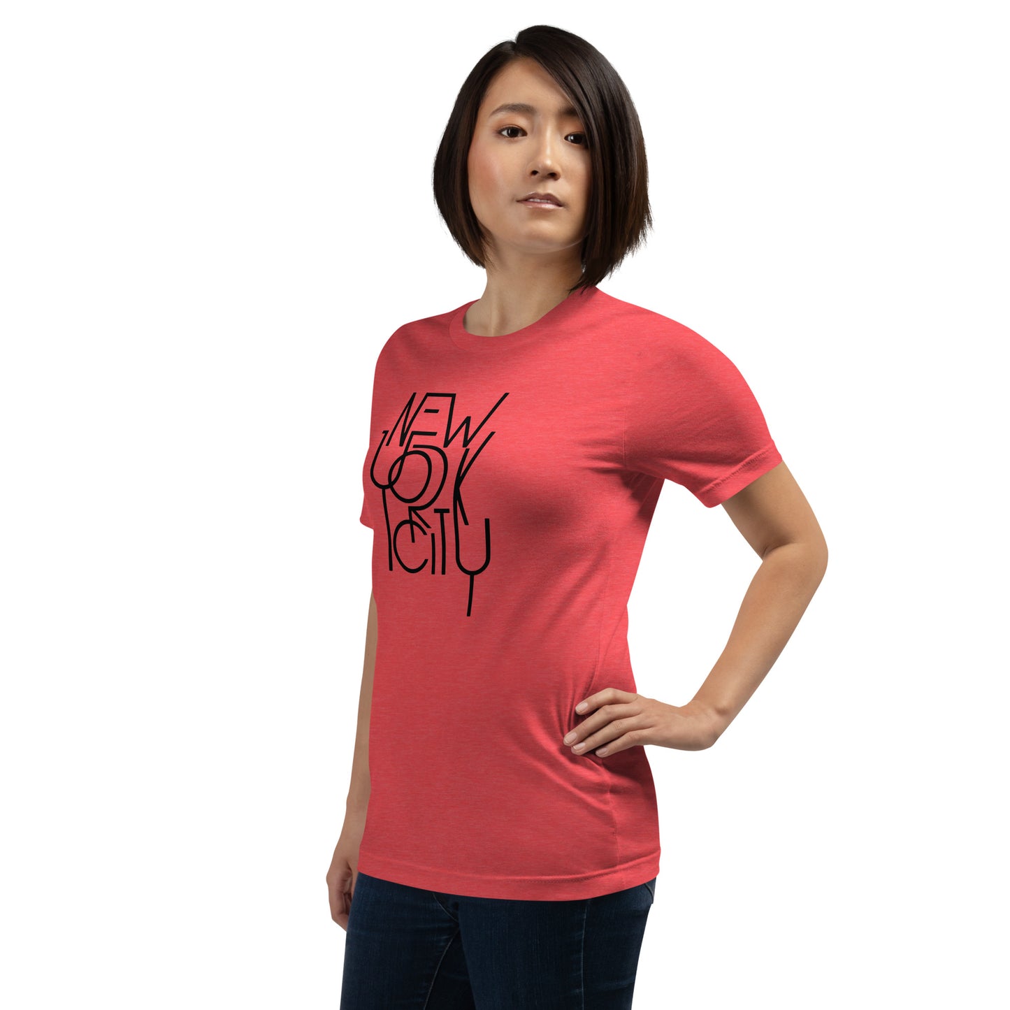 Elyx NYC Architectural Grid Premium Woman Graphic Tee