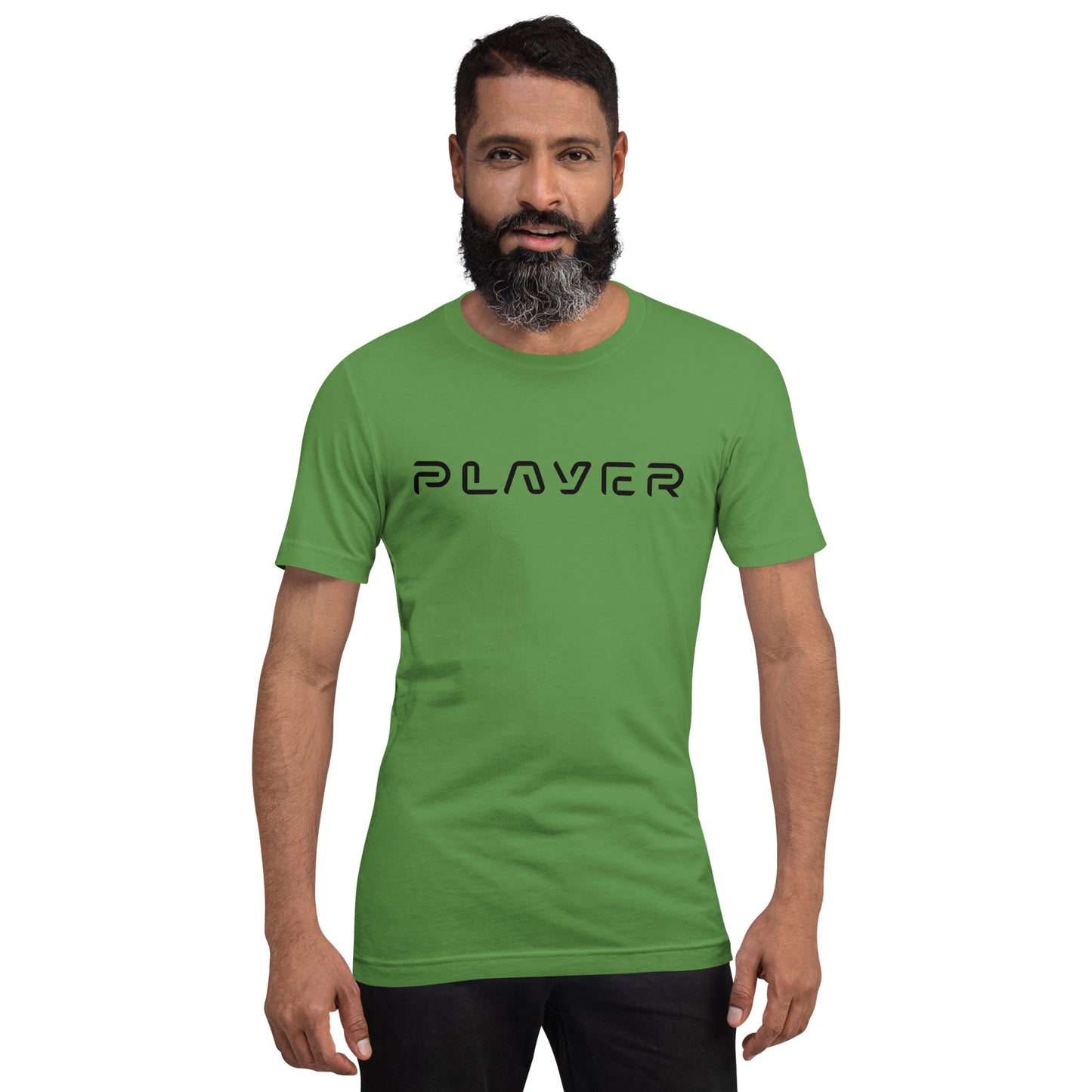 Player Futuristic Typographic Tee - Minimalist Cyber Streetwear T-Shirt