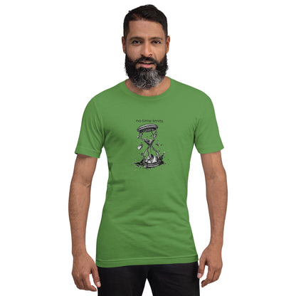 No Time Limits Hourglass Graphic Tee - Surrealist Minimalist Art T-Shirt