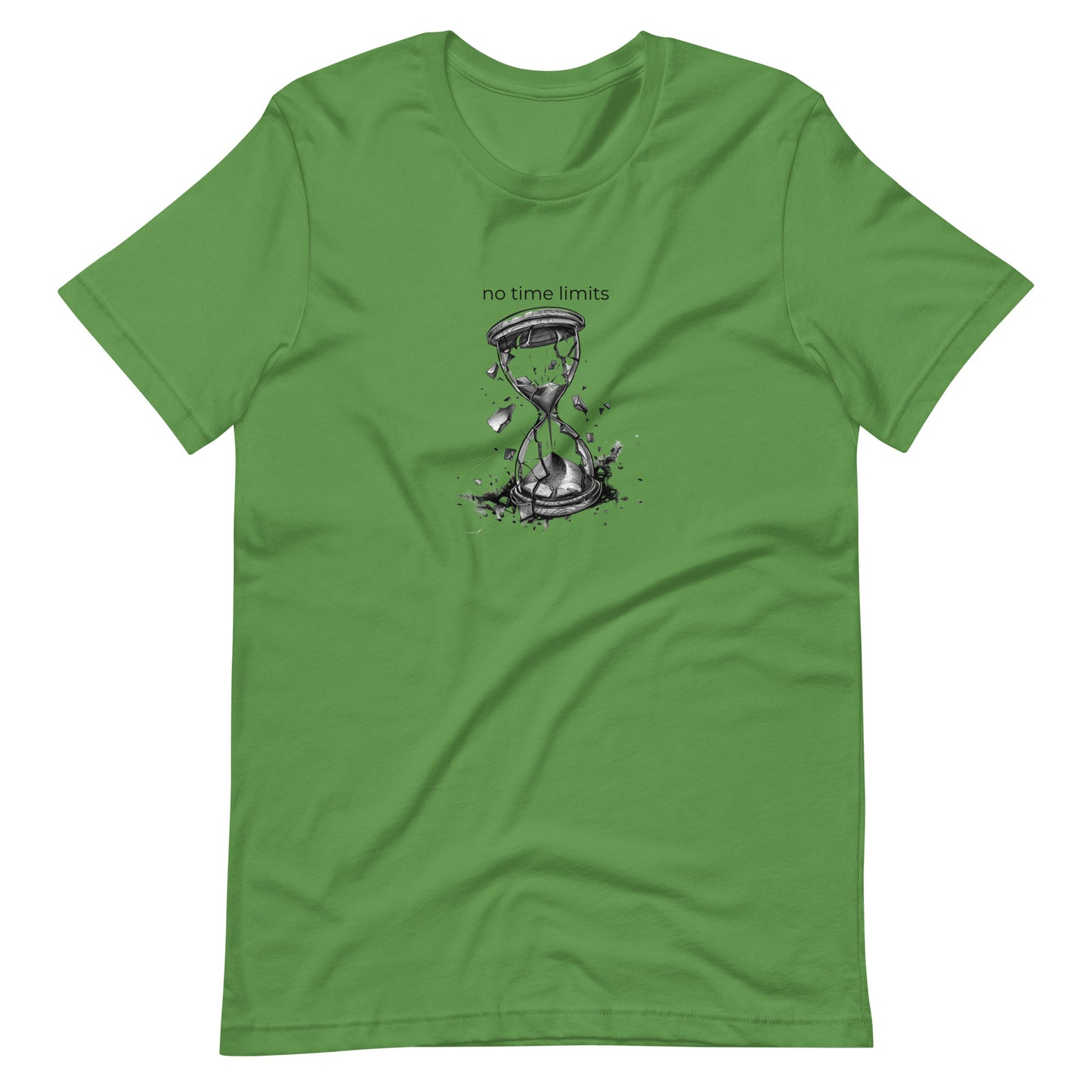 No Time Limits Hourglass Graphic Tee - Surrealist Minimalist Art T-Shirt