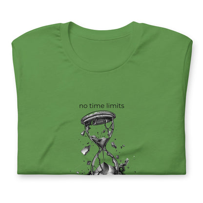 No Time Limits Hourglass Graphic Tee - Surrealist Minimalist Art T-Shirt