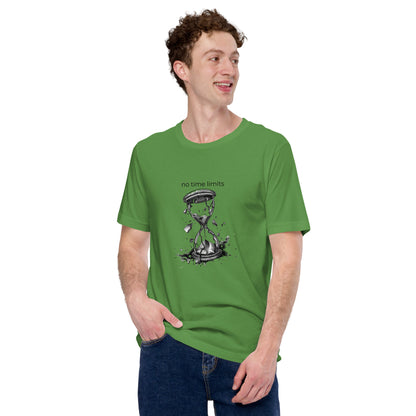 No Time Limits Hourglass Graphic Tee - Surrealist Minimalist Art T-Shirt