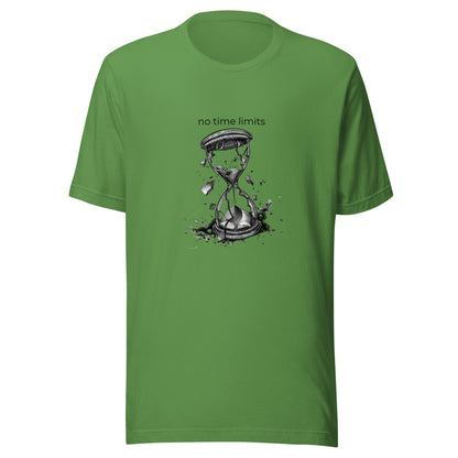 No Time Limits Hourglass Graphic Tee - Surrealist Minimalist Art T-Shirt